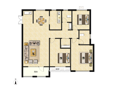 3室2厅2卫 住宅 售罄