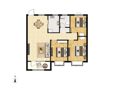 3室2厅1卫 住宅 在售