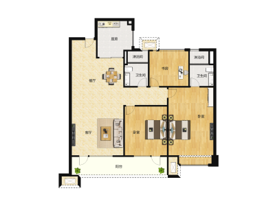 3室2厅2卫 住宅 售罄