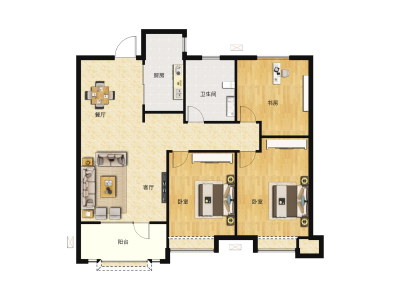 3室2厅1卫 住宅 售罄