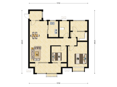 3室2厅1卫 住宅 在售