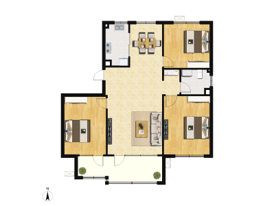 3室2厅1卫 住宅 在售