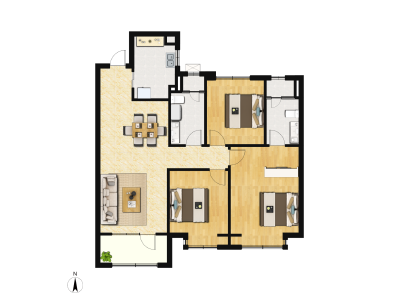 3室2厅2卫 住宅 售罄