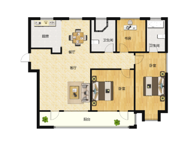 3室1厅2卫 住宅 在售