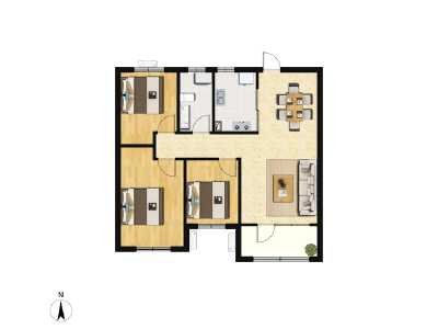 3室2厅1卫 住宅 售罄