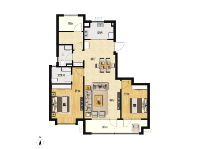 3室2厅2卫 住宅 售罄