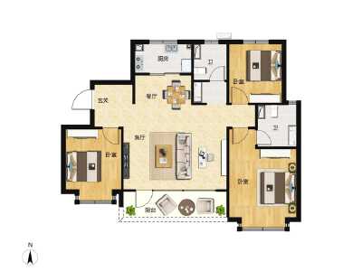 3室2厅2卫 住宅 在售