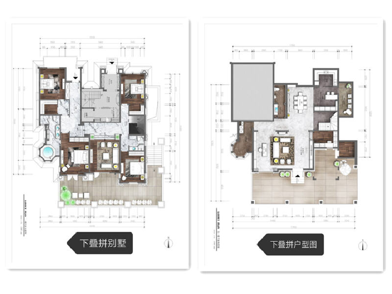 5室3厅3卫 别墅 售罄户型图