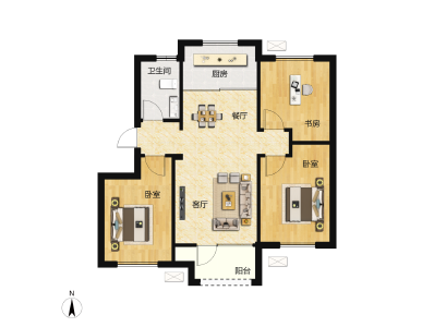 3室2厅1卫 住宅 在售