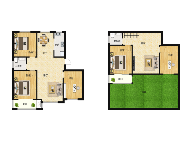 5室3厅2卫 住宅 在售户型图