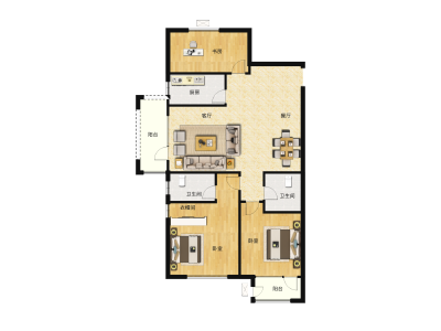 3室2厅2卫 住宅 售罄