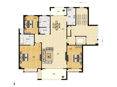 3室2厅2卫 住宅 售罄