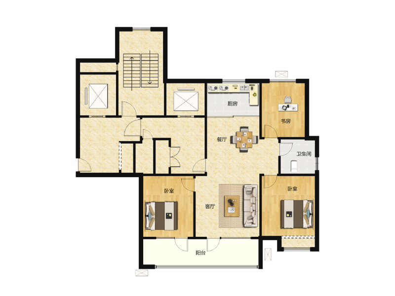 3室0厅0卫 住宅 售罄户型图