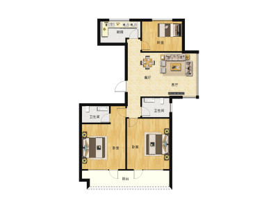 3室1厅2卫 住宅 在售