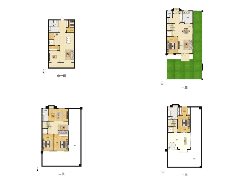 5室2厅4卫 别墅 售罄户型图