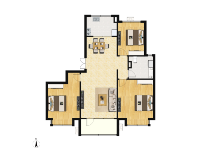 3室2厅1卫 住宅 在售