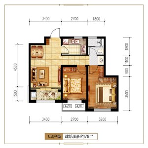 2室2厅1卫 住宅 售罄
