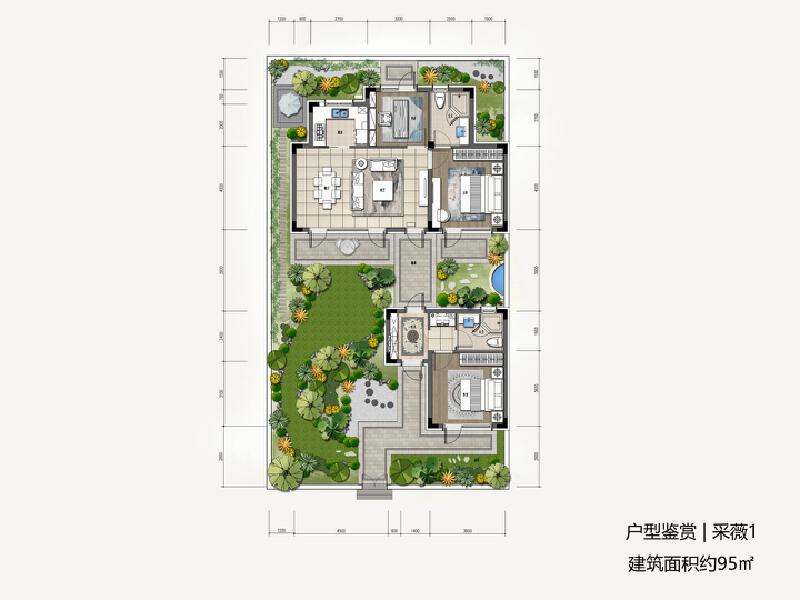 3室2厅2卫 住宅 在售户型图