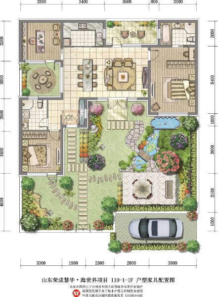 3室2厅2卫 住宅 在售户型图