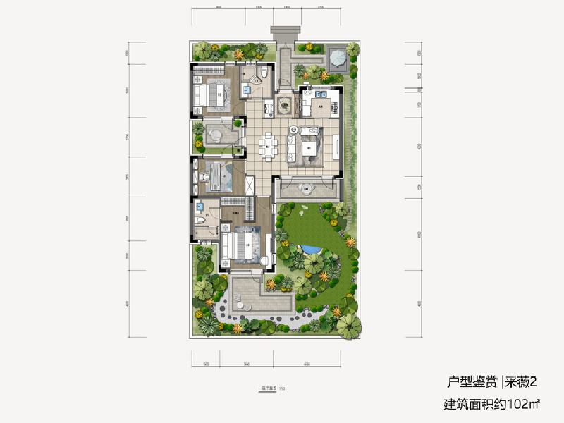 3室2厅2卫 住宅 在售户型图