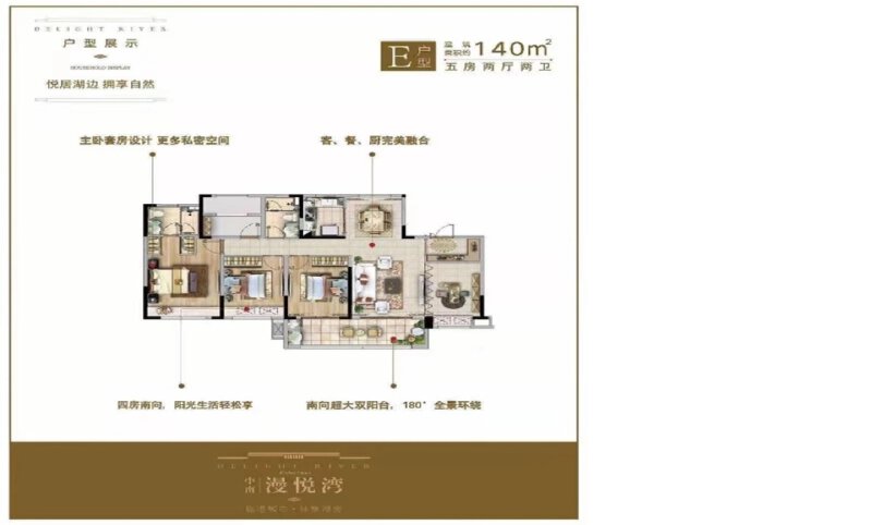 5室2厅2卫 住宅 在售户型图