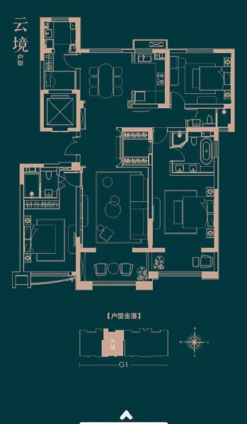 4室2厅3卫 住宅 售罄户型图