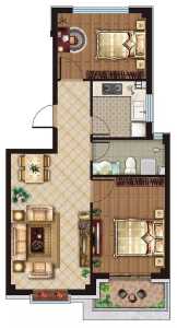 2室2厅1卫 住宅 售罄