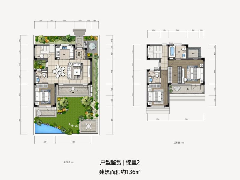 3室2厅3卫 住宅 在售户型图