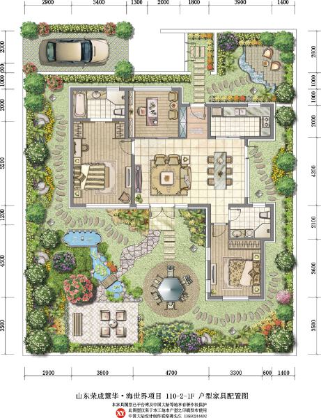 3室2厅2卫 住宅 在售户型图