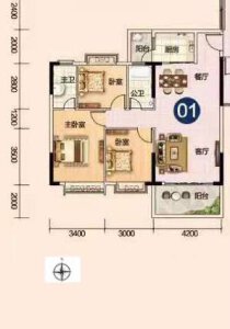 3室2厅2卫 住宅 售罄