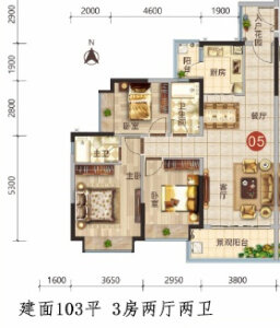 3室2厅2卫 住宅 售罄