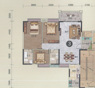 3室2厅2卫 住宅 在售
