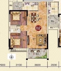 2室2厅1卫 住宅 在售