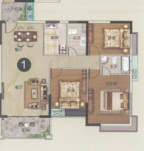 3室2厅2卫 住宅 售罄