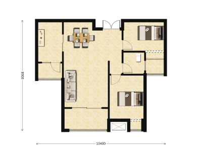 2室2厅1卫 住宅 售罄