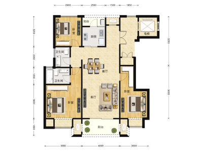 3室2厅2卫 住宅 在售