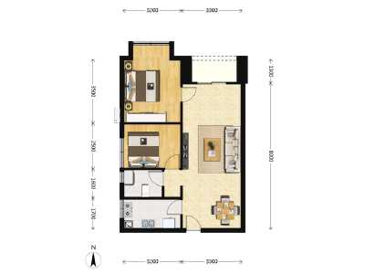 2室2厅1卫 住宅 售罄