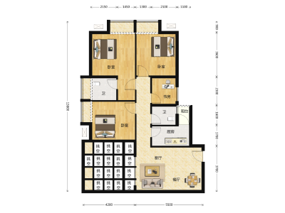3室2厅2卫 住宅 在售