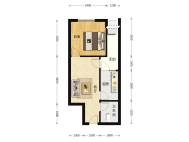 1室1厅1卫 住宅 售罄