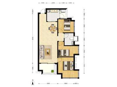3室2厅1卫 住宅 售罄