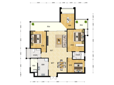3室2厅2卫 住宅 售罄
