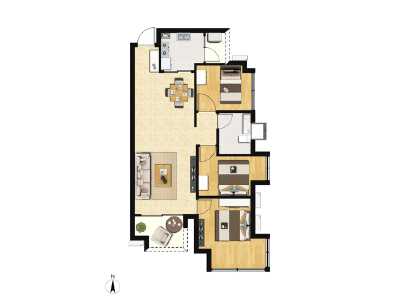 3室2厅1卫 住宅 售罄