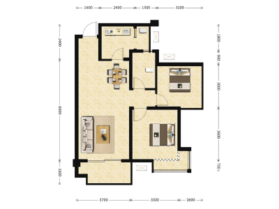 2室2厅1卫 住宅 售罄