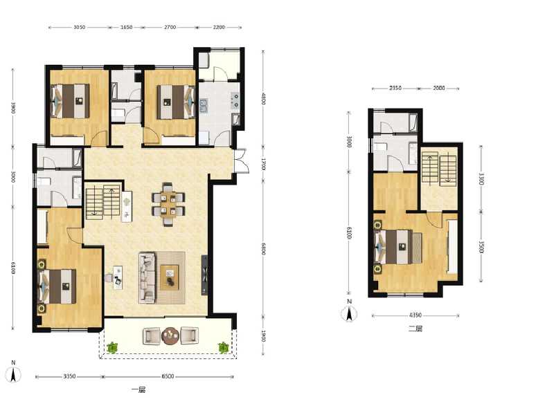 4室2厅3卫 住宅 售罄户型图