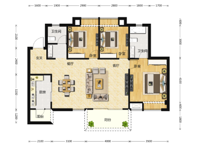 3室2厅2卫 住宅 售罄
