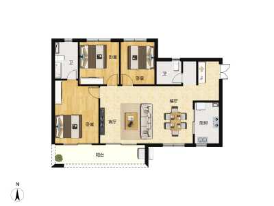 3室2厅2卫 住宅 售罄