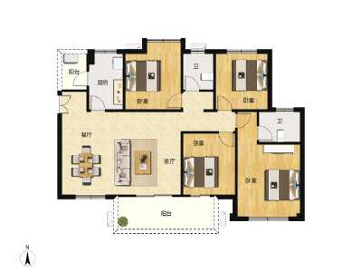 4室2厅2卫 住宅 在售