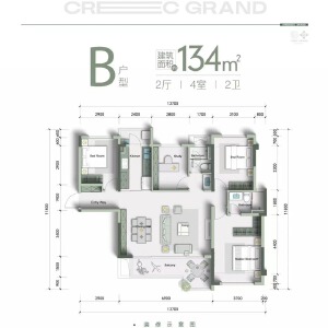 4室2厅2卫 住宅 在售