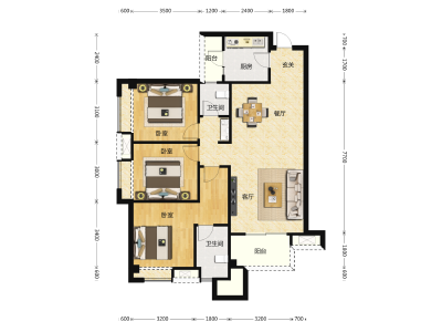 3室2厅2卫 住宅 售罄