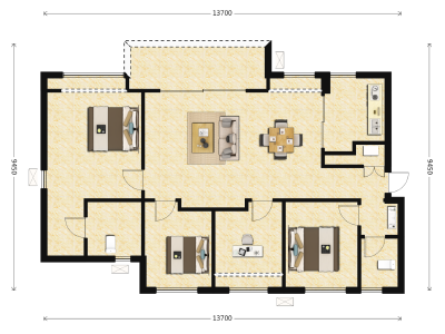 3室2厅2卫 住宅 售罄